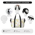 thumbnail image 5 of Zufioo Easter Rabbit Pattern Hand-held Travel Bag, Waterproof Adjustable Shoulder Strap Crossbody Duffel Bag, Suitable for Work, Short trips, Sports, 5 of 8