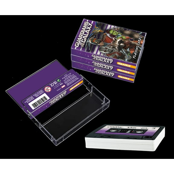 AQUARIUS Guardians of the Galaxy Cassette Playing Card w/Insert