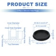 thumbnail image 2 of Tapón de Silicona en Forma de T Uxcell, Diámetro 135 mm/5.32 Pulgadas, Tapón de Silicona Impermeable Reutilizable, Tapón Redondo para Sellar Agujeros en Equipos de Tuberías, Negro, 2 of 7