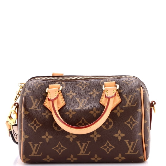 Pre-Owned Speedy Bandouliere Bag Monogram Canvas 20 By Rebag
