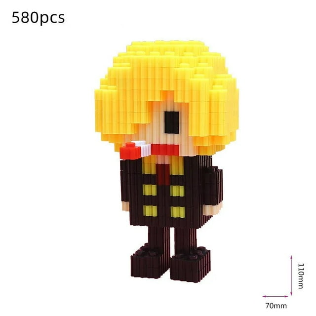 Blocs de Construction mini Anime Luffy Joe Ba Sorong Chopper Modèle 3D Bricolage Assemblage Modélisation Figurine Éducative Jouet
