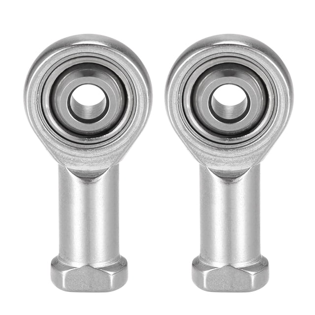 Unique Bargains SSI5T/K 5mm Droit Filetage Femelle M5x0,8 Roulements d'Extrémité de Tige en Acier Inoxydable 2 Pack