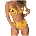 thumbnail image 1 of Women Bikini Print Two-piece Swimwear Swimsuit Beachwear Set, 1 of 7