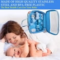 thumbnail image 1 of Baby Care Set, 14Pcs Baby Grooming Kit Nail Clipper Safety Scissors Hair Brush, 1 of 4
