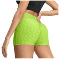 thumbnail image 6 of HUPOM Workout Shorts Women Skirt Shorts For Women Gym High Short Running Yellow S, 6 of 8
