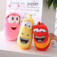 thumbnail image 2 of 3 Pcs Larve Peluche Jouets Jaune Insecte Rouge Insecte Dessin Animé Larve Jouets Peluche 9 Pouces, 2 of 5