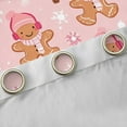 thumbnail image 4 of Manfei Merry Christmas Blackout Curtains Set of 2 (52x84 Each) for Kids, Gingerbread Man Window Curtains, Dreamy Fairy Tale Curtains and Drapes, Curtains and Drapes Home Decor, 4 of 6