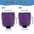 thumbnail image 3 of Microfiber Car Wash Gloves With Chenille & Polyester Terry Scratch-Free Cleaning Elastic Cuffs Small Stars, 3 of 8