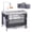 Gray, variant on 4 in 1 Pack and Play Bassinet, Easy Folding Travel Crib with Music Mobile for Infant Toddlers