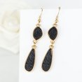 thumbnail image 4 of Sonducket 1 par de pendientes colgantes, accesorios de joyería elegantes, suministro a juego de ropa, regalos femeninos, pendientes de aleación chapados Ropa, zapatos y accesorios Miscelánea Negro Sonducket AP009626-03B, 4 of 6