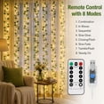 thumbnail image 2 of DAYBETTER Ivy Curtain String Lights, 200 LED USB Powered Hanging Artificial Plant Fairy Lights with 8 Modes, for Wedding Party Holiday Decor (9.9 x 6.6FT), 2 of 7