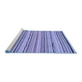 thumbnail image 2 of Ahgly Company Machine Washable Indoor Rectangle Abstract Blue Modern Area Rugs, 2' x 4', 2 of 4