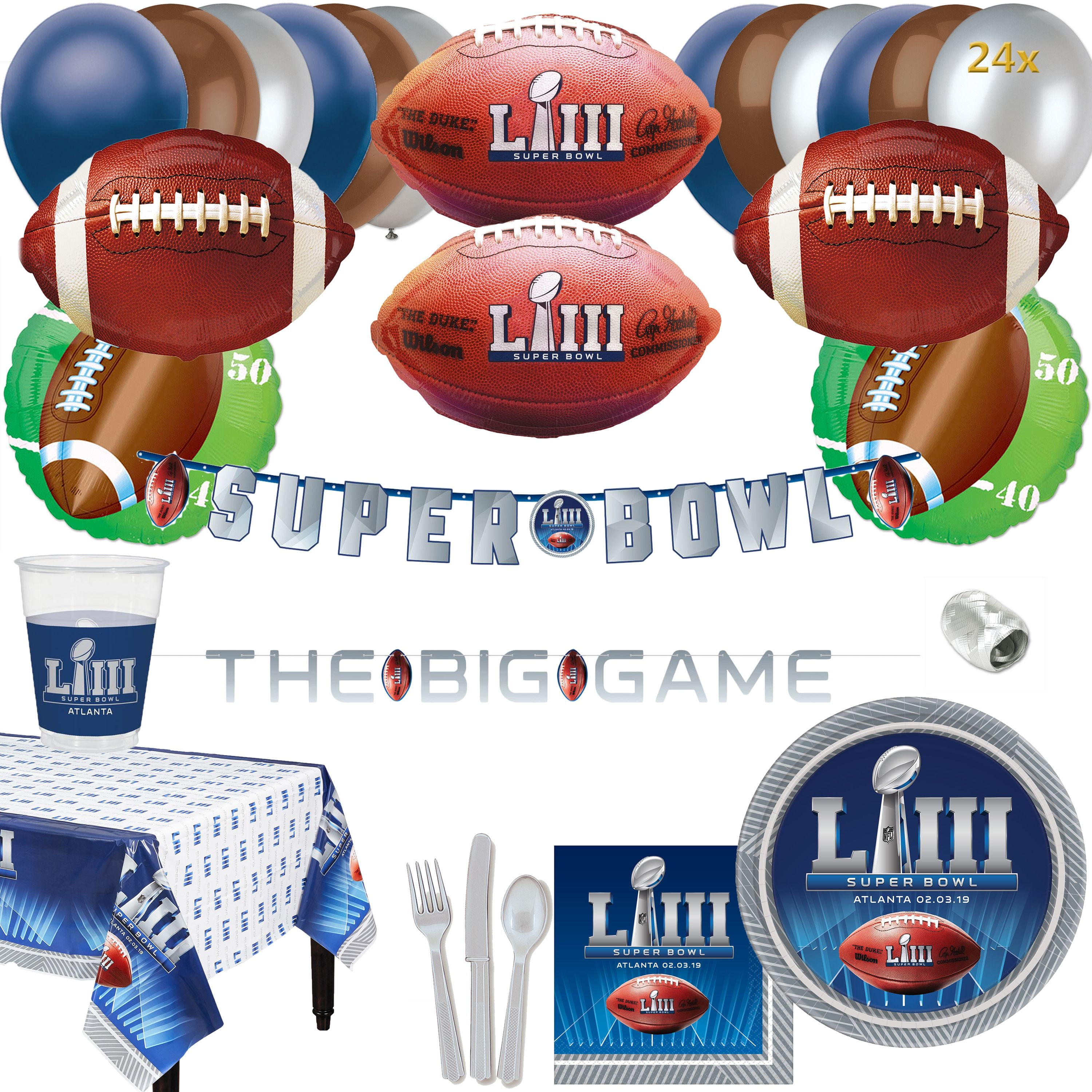 Super Bowl Lviii Party Supplies - Image to u