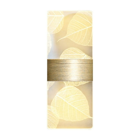 

Wired Acrylic Wall Light Modern Warm LED Wall Light Luxury Indoor Golden Wall Light for Living Room Bedroom Bathroom Corridor Doorway Stairs Bedside Modern