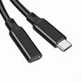 thumbnail image 5 of USB C 3.2 Gen2 Extension Cable, 60W 3A PD Fast Charging, 10Gbps Data Transfer, Video Output Monitor Cable, 5 of 10