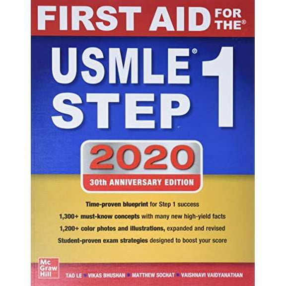 Pre-Owned First Aid For the USMLE Step 1 2020, Thirtieth Edition, 9781260462043, 1260462048, Paperback, 30 edition