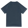 thumbnail image 6 of FORMRS Boys Rash Guard Short Sleeves Swim Shirt Quick Dry UPF 50+ Sun Protection, Sizes 3-12T, Rocket Pattern, 6 of 6
