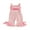 Pink, variant on BemeyourBBs Valentines Baby Girl Clothes Toddler Baby Girl Valentines Day Outfit Lover Romper Overalls Pink Ruffle Sleeveless Knit Flared Pants Jumpsuit Bell Bottoms