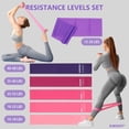 thumbnail image 6 of Pilates Ring Circle Set 18 Pcs Exercise Equipment Accessories for Women, Workouts Pilates Ball Stretching Strap for Women's Home Workouts & Beginners, 6 of 8