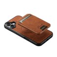 thumbnail image 4 of Dteck Magnetic Case for iPhone 16 Plus, Detachable Wallet PU Leather Case with Card Slot Kickstand Business Retro Phone Cover, Khaki, 4 of 6