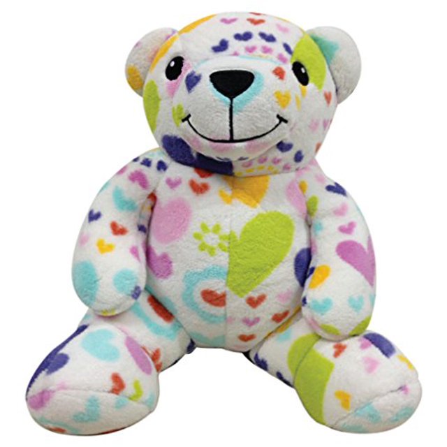 Iscream Peluche de felpa de felpa de 12 "Oso 'Círculo de corazones' iscream 818183016318