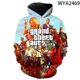 thumbnail image 3 of Sudadera con capucha para niños y mujeres, suéter con estampado 3D de Grand Theft Auto Game Gta 2020, novedad de 4/5, 3 of 5