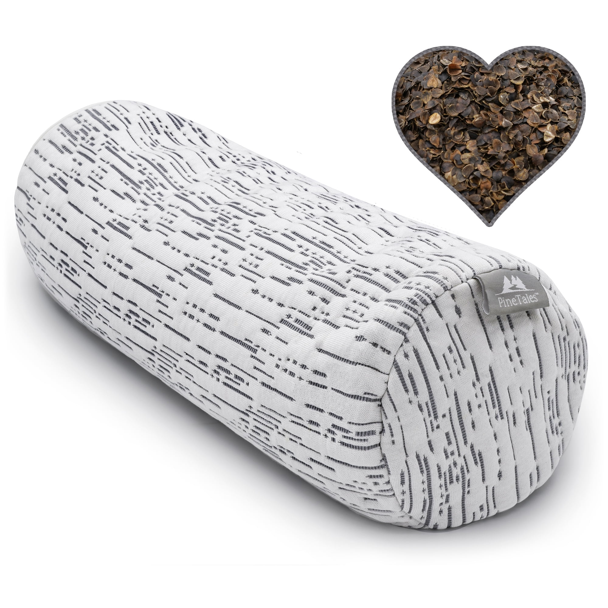 Organic Buckwheat Neck/Cervical Pillow with Designer Bamboo