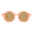 thumbnail image 2 of Wutalume Retro Style Kids Sunglasses with Thick Round Frame, Resin and PC Materials UV Protection Sun Glasses, Durable and Fashionable Eyewear for Kids Outdoor and Travel,Pink, 2 of 4