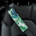 thumbnail image 4 of WYYP Tropical Leaf Pattern Car Seat Belt Cover - Car Interior Decor Comfortable Car Seat Strap Pads - Ideal for Car Interior Accessories 1Pcs, 4 of 5