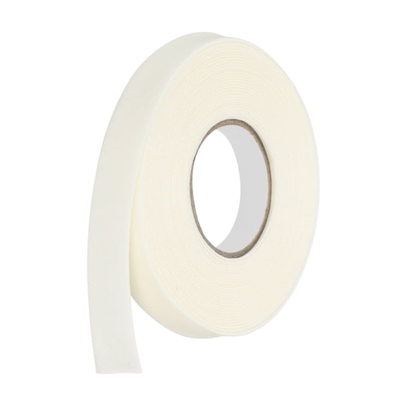 1/2 Inch Double Fold Bias Tape Polyester Continuous Bulk Bias Tape for Sewing, Seaming Quilting Hemming Binding Crafts (Beige White 6 Yards)