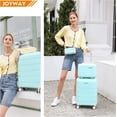 thumbnail image 4 of Joyway Carry-on Luggage 20" Lightweight Polypropylene Luggage, Hardshell Suitcase with Swivel Wheels, 4 of 7