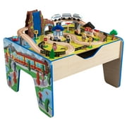 KidKraft Rapid Waterfall Train Set & Table with 46 Accessories Included