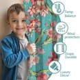 thumbnail image 3 of Blackout Kids Curtains,Pioneer Flower Floral Print Pattern Childrens Insulated Curtains Set Of 2,Bedroom Essentials,Toddler Room Decor 52"x63", 3 of 5