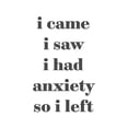 thumbnail image 4 of Leah Straatsma 20x24 Black Modern Wood Framed Wall Art Titled - I had Anxiety, 4 of 6