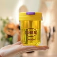 thumbnail image 2 of Large Capacity Water Bottle with Handle Leakproof PC Marker Motivational Jug for Outdoor Camping and Fitness for Men and Women, 2 of 9