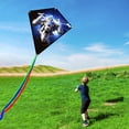 HENGDAKITE 2pack 27*23in Diamond kite for Kids and Adults Polyester HD ...