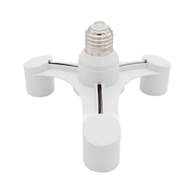 Inteprter Base de lámpara divisora de bombilla E27, adaptador de luz, soporte de extensión de mejora Type3 NO3