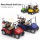 thumbnail image 1 of VISALY - Carrito de golf de metal fundido a presión, modelo de juguete, taco extraíble, escala 1:36, vehículo de 4,5 pulgadas, 1 of 5