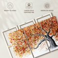 thumbnail image 6 of Elephant Stock Oriental Prosperity Tree Wall Art - Horizontal Multi Panel Canvas - Living Room Wall Decor - Floral And Botanical Multi Panel - Beige And White Decor By Ashvin Harrison - 50" x 32", 6 of 8
