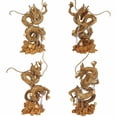 thumbnail image 3 of Dragon Ball Z Shenlong figura de acción Anime Cyan Gold Shenron deseando dragón modelo Super Saiyan estatuilla estatua juguetes niños regalos, 3 of 4