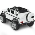 thumbnail image 4 of Patiojoy Licensed Mercedes Benz 12V Electric Kid RC Car Battery Powered Ride On Car White, 4 of 5