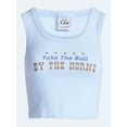 thumbnail image 6 of Kacey Lee Women's Take the Bull Graphic Cutaway Tank Top, Sizes XS-XXL, 6 of 6