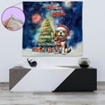 thumbnail image 4 of Merry Christmas and Happy New Year Santa Beagle Holiday Xmas Winter 2025 Tapestry Beagles Dog Lover Gifts Idea Wall Hanging Backdrop Home Decor - 00024, 4 of 5
