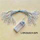 thumbnail image 3 of 1pc 59.06inch 10 Lights, 118.11inch 20 Lights Blue Ghost Hand Halloween Decoration Light String, Battery Powered, 3 of 5
