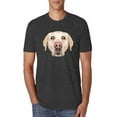 thumbnail image 1 of Wild Bobby, Golden Retriever Cute Gift, Dog Lover, Men Premium Tri Blend Tee, Vintage Black, XX-Large, 1 of 4