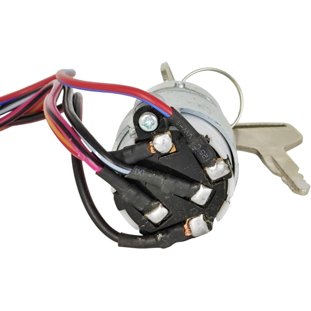 Starter Ignition Switch w/Key T4625-B0100 Compatible with KIOTI CK DK DS RX Tractor 36919-75160 36919-75162 Compatible with Kubota RTV1100CR9 RTV1100CRX RTV1100CW M8540 M9540