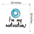 thumbnail image 4 of Girls I'm my Motivation Cute Quotes & Sayings Wall Decal Decoration Self Motivational Quote Vinyl Decal Art Mural Lasts Years and Easily Removable - Size: 20 In(W) x 20 In(H), 4 of 5