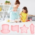 thumbnail image 5 of Patriotic Cookie Cutter, Fondant Embossing Mold, Biscuit Press Stamp, Themed Baking Tool, Pastry Shaping Mold, Non-stick Star-shaped Baking Pan, Birthday Anniversary Wedding Party Cookie Mold, 5 of 7