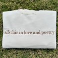 thumbnail image 5 of All's Fair Poets Department Music Embroidered Crewneck, 5 of 5