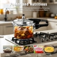 thumbnail image 3 of 3.5 Quart/3 Liter Aluminum Pressure Cooker,Pressure Canner with 10 PSI Pressure Relief Valve and Steaming Rack, 3 of 7